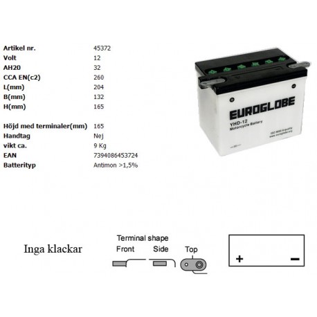 YHD4-12 MC batteri