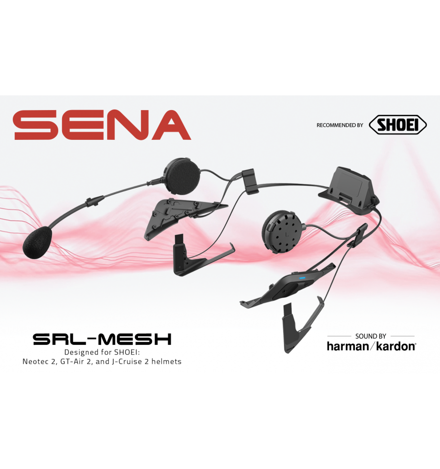 Sena Srl Mesh Intercom For Shoei Helmets