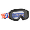 SCOTT Primal Youth MX Goggle, junior svart ram med klar lins