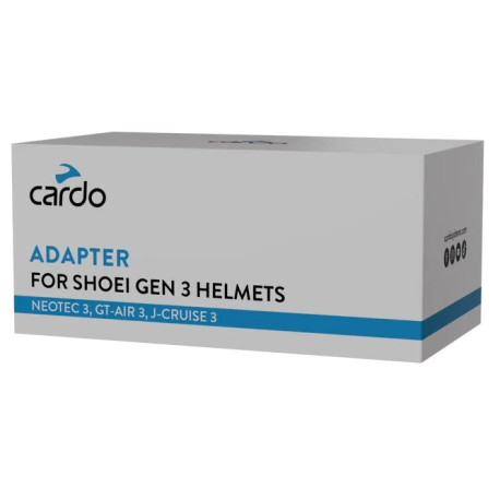 Cardo Packtalk Edge adapter för Shoei generation 3