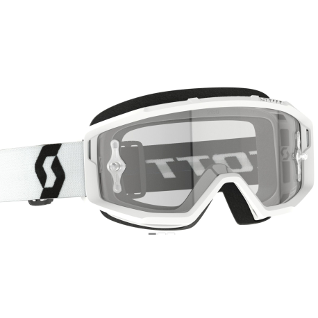 SCOTT Primal vit med klar lins