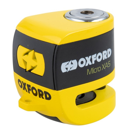 Oxford Scooter XA5 Alarm Skivbromslås gul