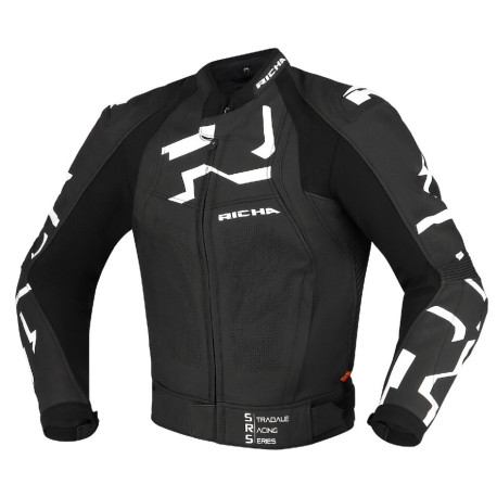 Richa Stradale skinnjacka herr - svart standard