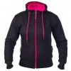 Robin Kevlartröja Fleece Hoodie Dam - svart/rosa