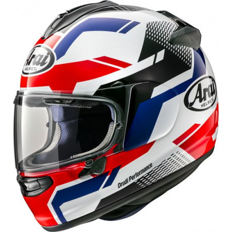 Arai Chaser-X Cliff vit/sv/röd/blå
